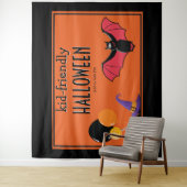 Kindvriendelijke Halloween Snoep Feest Budget opti Wandkleed (In situ)