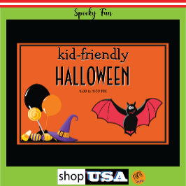 Kindvriendelijke Halloween snoepfeest aanbieding Wandkleed