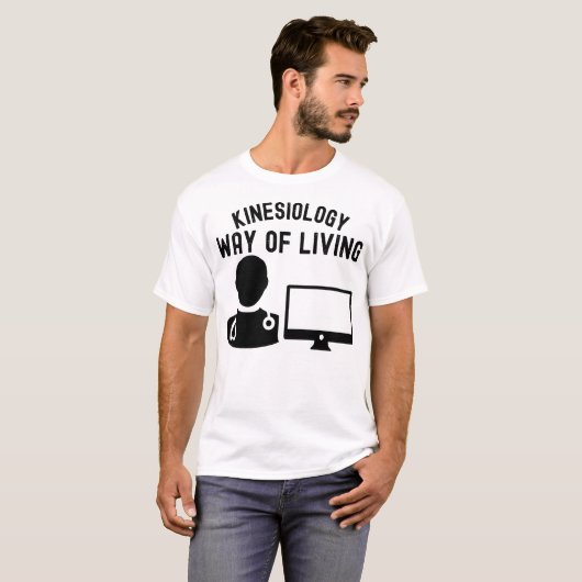 Kinesiologie - manier van leven t-shirt (Voorkant volledig)