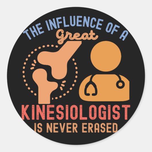 Kinesiologische citaten, Kinesiologie Major2 Ronde Sticker (Voorkant)