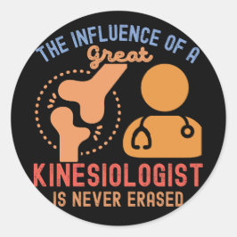 Kinesiologische citaten, Kinesiologie Major2 Ronde Sticker