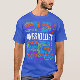 Kinesiologische woorden t-shirt