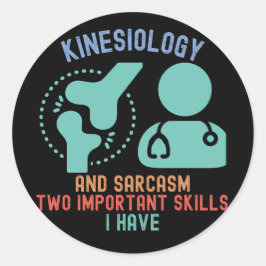 Kinesioloog7, Kinesiologie Major Ronde Sticker