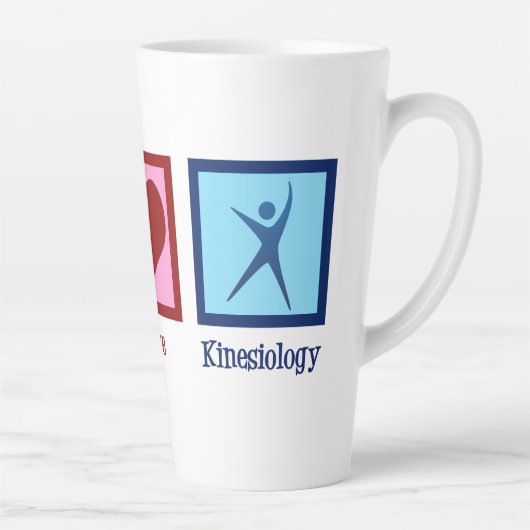 Kinesioloog Peace Love Kinesiology Latte Mok (Rechts)