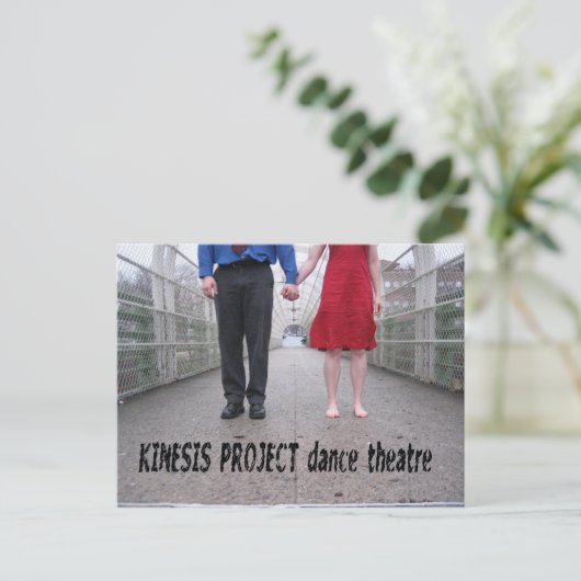 Kinesis Project danstheater Briefkaart (Staand voorkant)