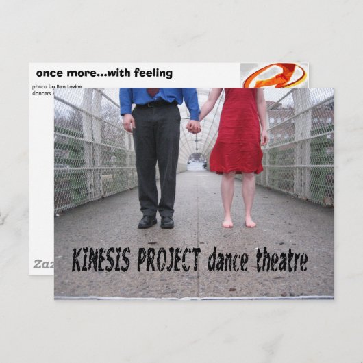 Kinesis Project danstheater Briefkaart (Voorkant / Achterkant)