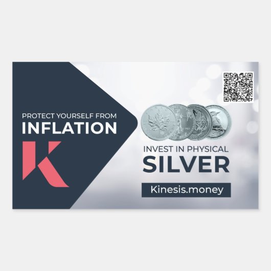 Kinesis Sticker 1 met de QR-code van de Verwijzing (Voorkant)