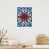 Kinetic Collage Kaleidoscoop Poster met Verversgro (Keuken)