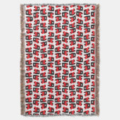 Kinetic GEO AAC Throw Blanket Deken (Voorkant Verticaal)