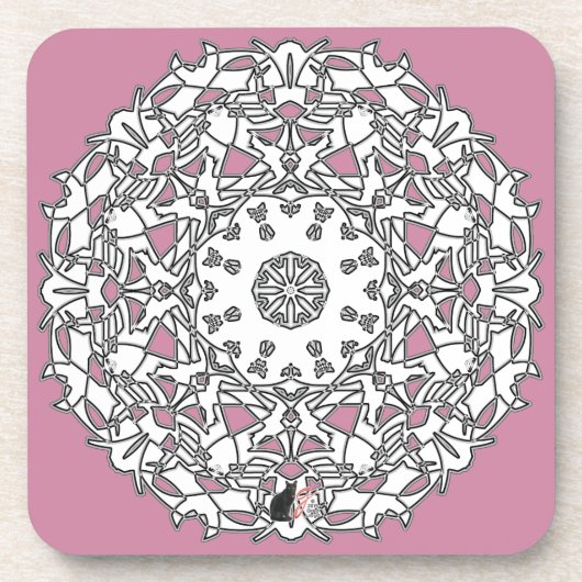 Kinetic Octa Glyph Dawn Onderzetter (Voorkant)