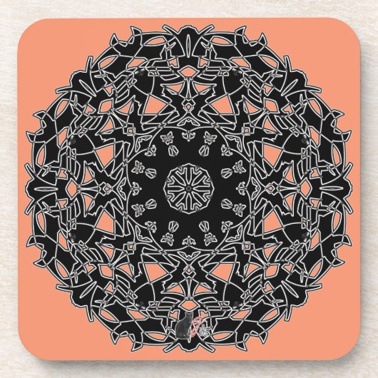 Kinetic Octa Glyph Dusk Onderzetter (Voorkant)