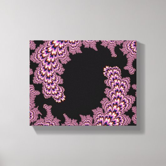 Kinetisch - Mandelbrot Art Canvas Afdruk (Voorkant)