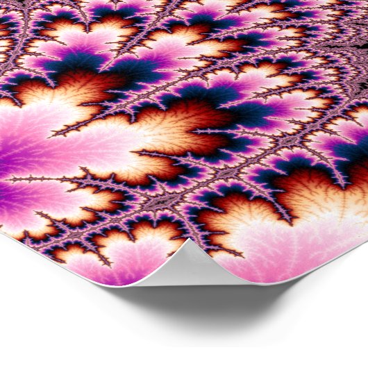 Kinetisch - Mandelbrot Art Poster (Hoek)