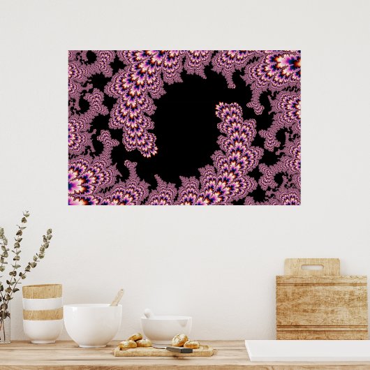 Kinetisch - Mandelbrot Art Poster (Keuken)