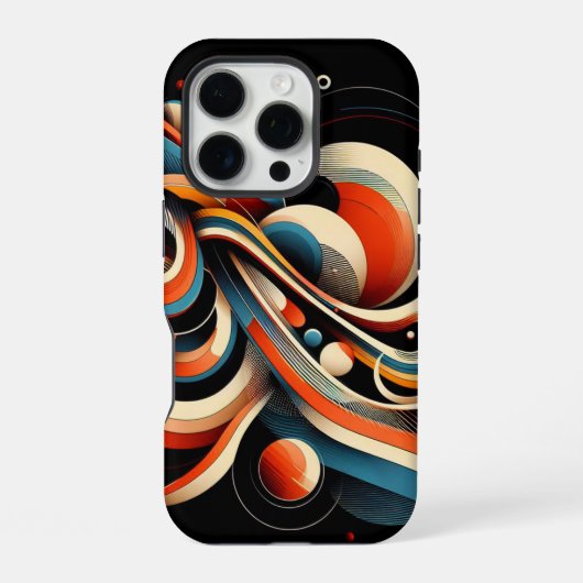 Kinetische Baans iPhone Hoesje (Achterkant)