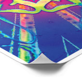 Kinetische Collage Kaleidoscoop Poster (Hoek)