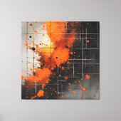 Kinetische Explosie Canvas Afdruk (Voorkant)