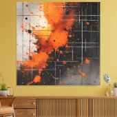 Kinetische Explosie Canvas Afdruk (Insitu (Woonkamer))