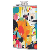 Kinetische kleurburst heupfles (Links)