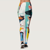 Kinetische kleurburst leggings (Achterkant)