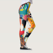 Kinetische kleurburst leggings (Rechts)