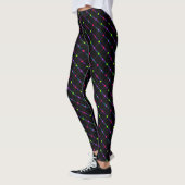 Kinetische ruitprint leggings (Links)