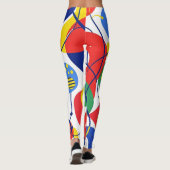 Kinetische Vormen Leggings (Achterkant)