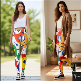 Kinetische Vormen Leggings