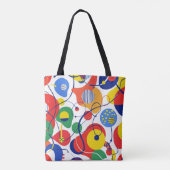 Kinetische vormen tote bag (Achterkant)