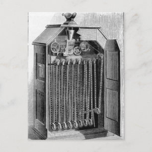 Kinetoscope Diagram Briefkaart