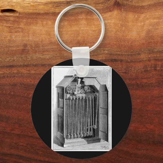 Kinetoscope Diagram Sleutelhanger (Voorkant)
