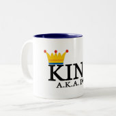 KING A.K.A. DAD TWEEKLEURIGE KOFFIEMOK (Voorkant links)