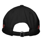 KING Aangepaste Naam Perfecte Casual Accessoire He Geborduurde Pet (Achterkant)