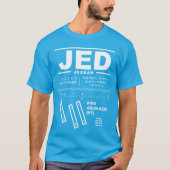King Abdulaziz International Airport JED T-shirt (Voorkant)