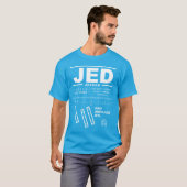 King Abdulaziz International Airport JED T-shirt (Voorkant volledig)