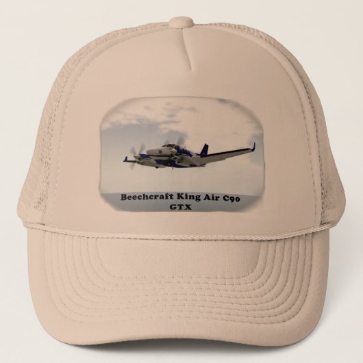 King Air C90 GTX Trucker Hat Trucker Pet (Voorkant)