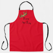 "King Air Fry Funny Gezegde Chef's Schort (Voorkant)