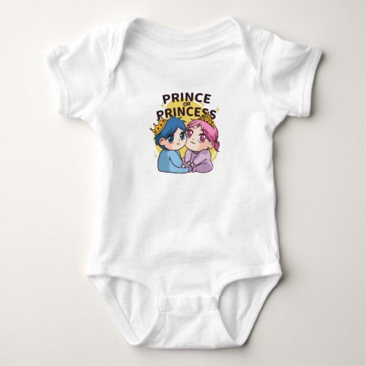 King and Queen Babies Romper (Voorkant)
