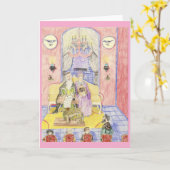 King 👑 And Queen 🤴 Kaart (Gele Bloem)