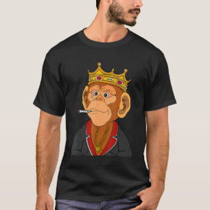 King Ape NFT Theme Gangsta Aap T-shirt