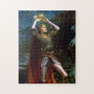 King Arthur, 1903, door Charles Ernest Butler Legpuzzel