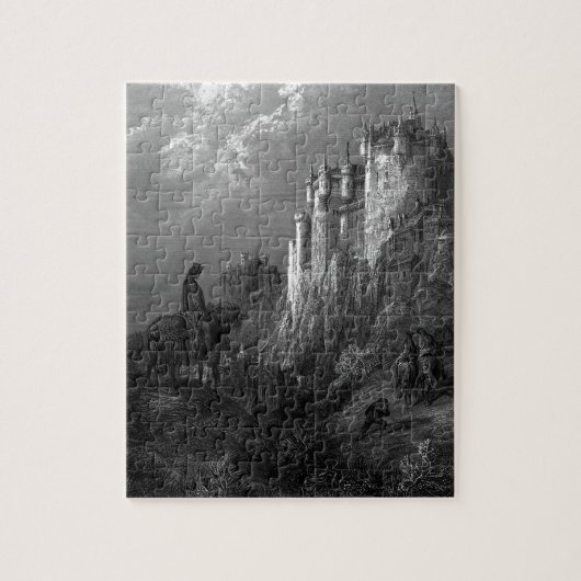 King Arthur and Camelot by Gustave Doré" 1868 Legpuzzel (Verticaal)