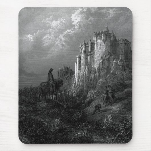 King Arthur and Camelot by Gustave Doré" 1868 Muismat (Voorkant)