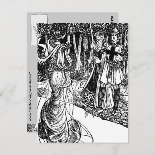 King Arthur Briefkaart (Voorkant / Achterkant)
