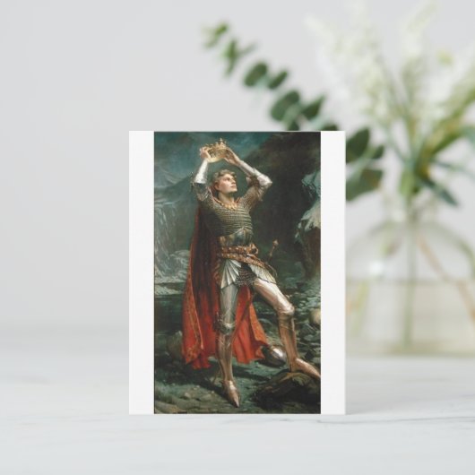 King Arthur Briefkaart (Staand voorkant)