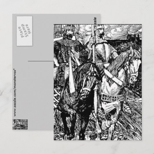 King Arthur Briefkaart (Voorkant / Achterkant)