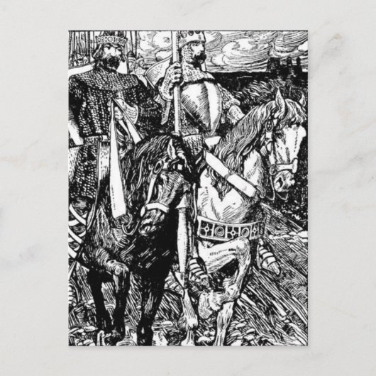 King Arthur Briefkaart (Voorkant)