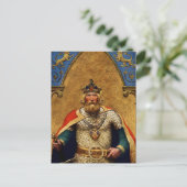 "King Arthur" by NC Wyeth Briefkaart (Staand voorkant)