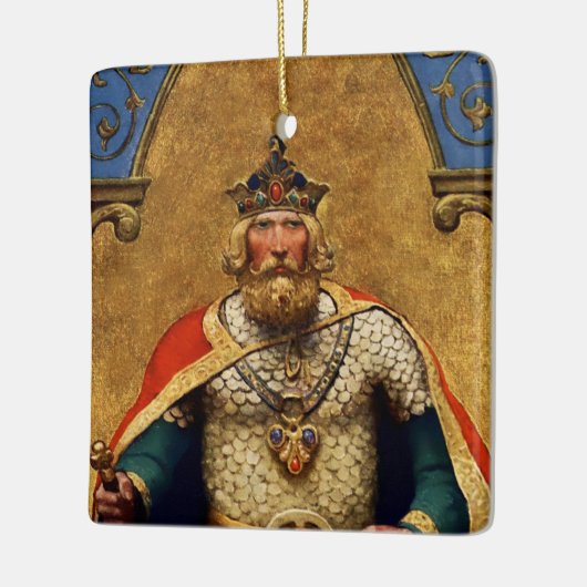 "King Arthur" by NC Wyeth Keramisch Ornament (Links)