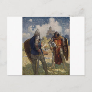 King Arthur & Castle Briefkaart